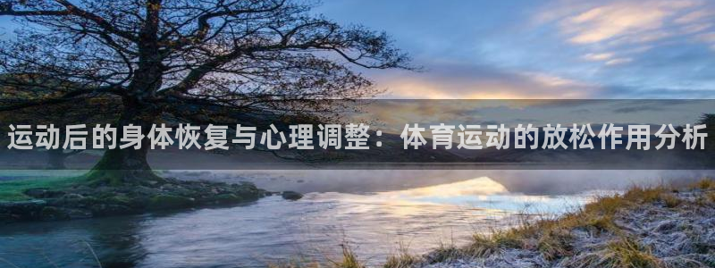 b体育必一运动官网：运动后的身体恢复与心理调整：体育运动的放松作用分析