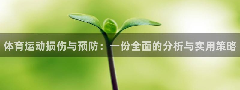必一运动：体育运动损伤与预防：一份全面的分析与实用策略